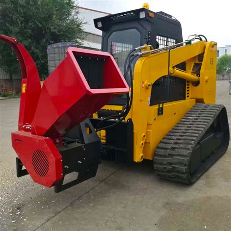 skid steer wood chipper attachment